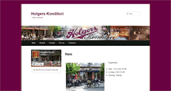 Desktop Screenshot of holgerskonditori.se